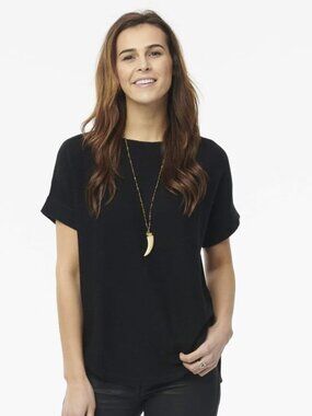 Snapdragon Cashmere Delicate Tee Black One Size